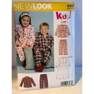 New Look Sleepwear Pattern Size 3 4 5 6 7 8 6421 - uncut 2000s